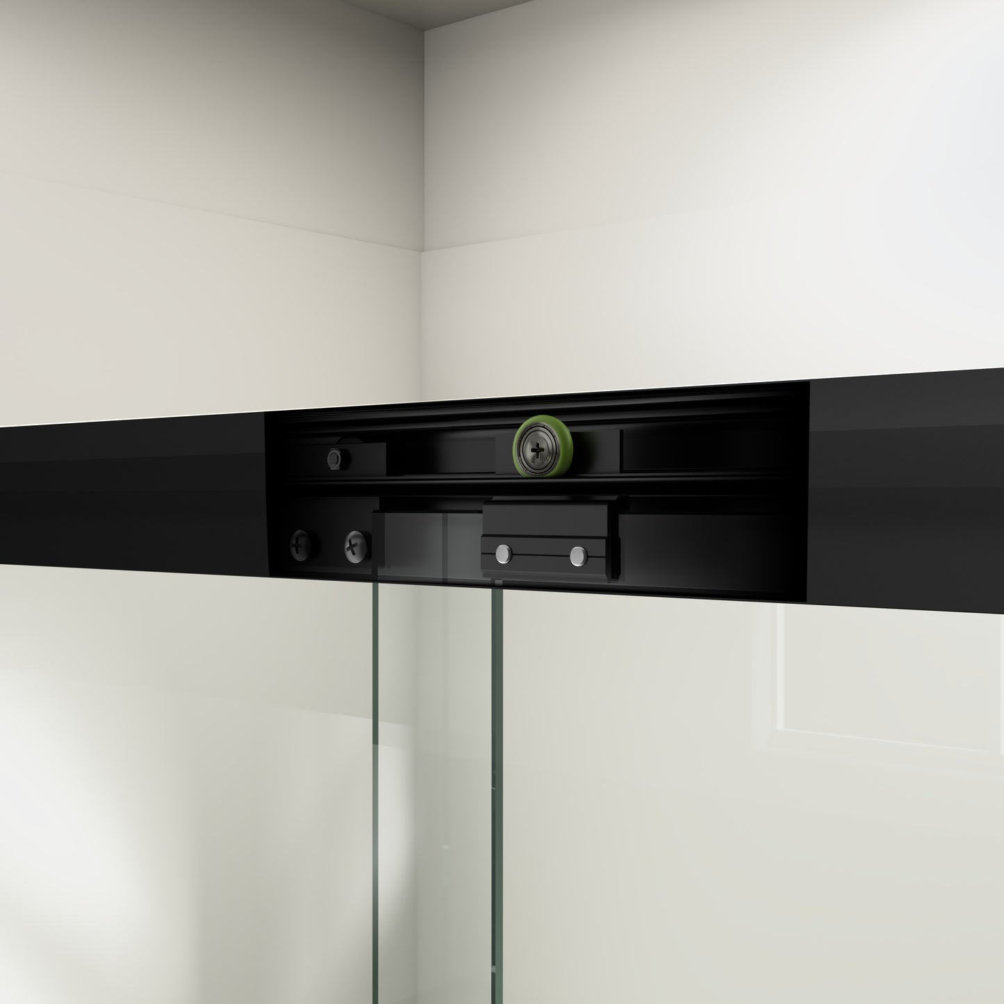 44" - 48" W x 72" H Semi-Frameless Double Sliding Shower Door, D03-48