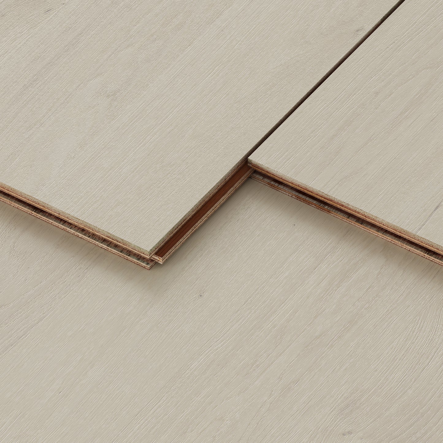 9/16" T x 7-1/2" W Multilayer Engineered Flooring T&G (19.63 Sq. Ft.), Pearl F01-PR