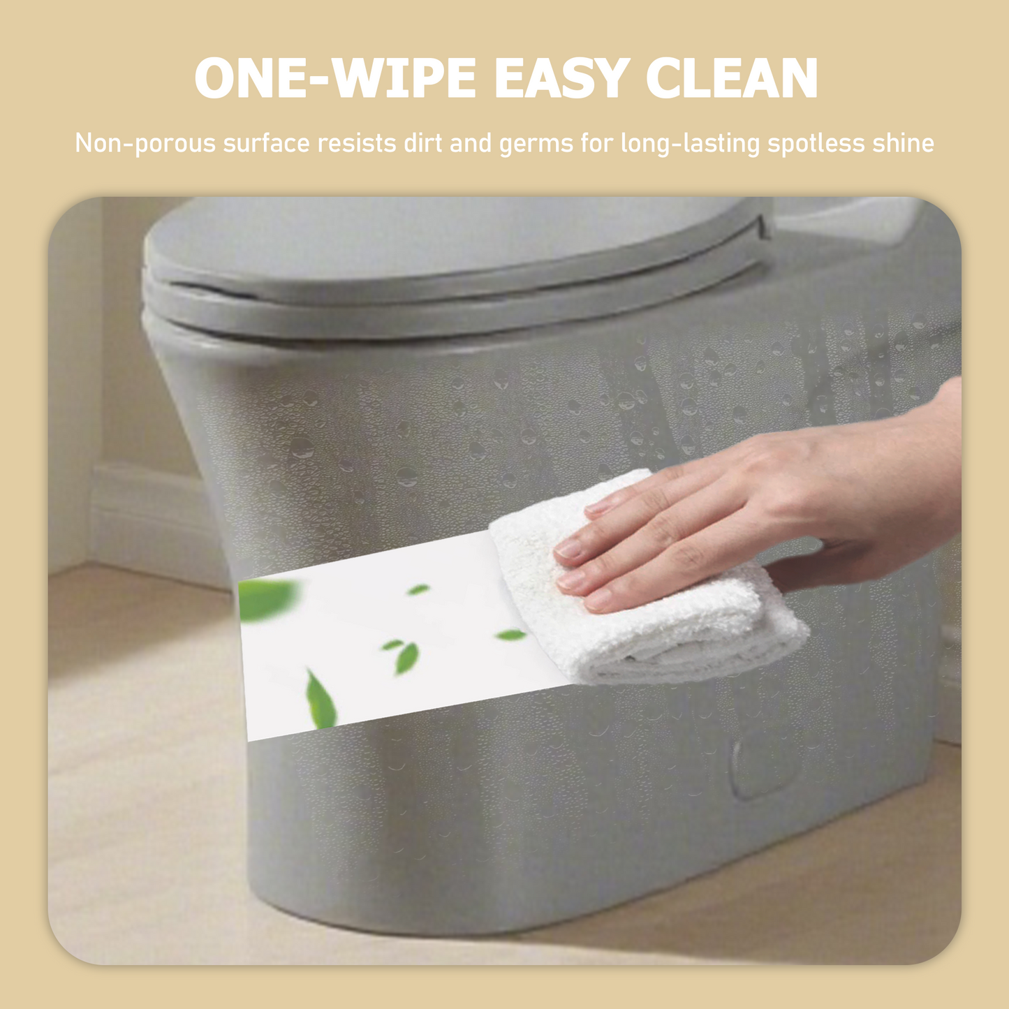 One-Piece Toilet T02, Dual Flush 1.1/1.6 GPF Light Grey
