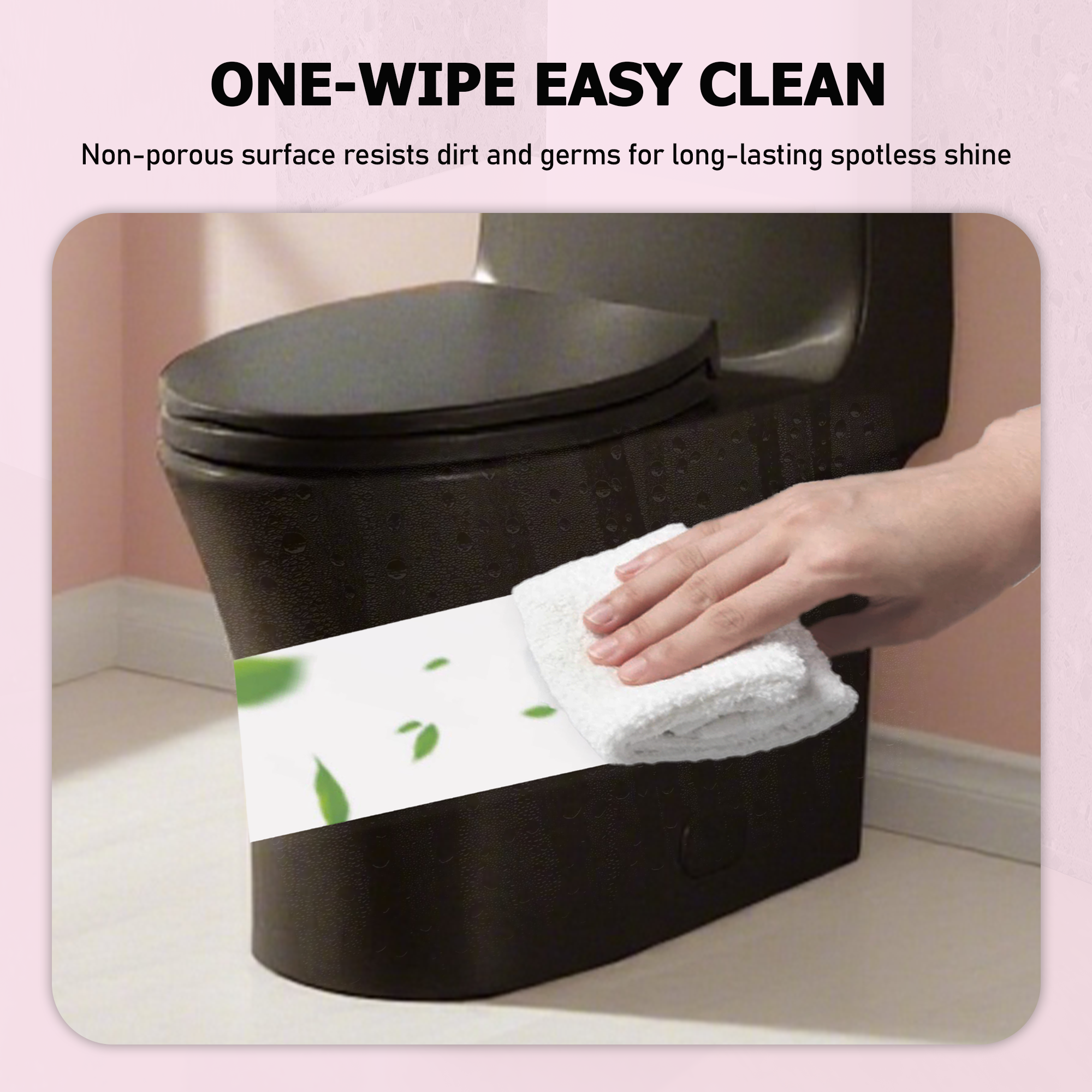 One-Piece Ceramic Toilet, Dual-Flush 1.1/1.6 GPF, Adjustable 0.8/1.28, Elongated Comfort Height, Soft-Close, Matte Black