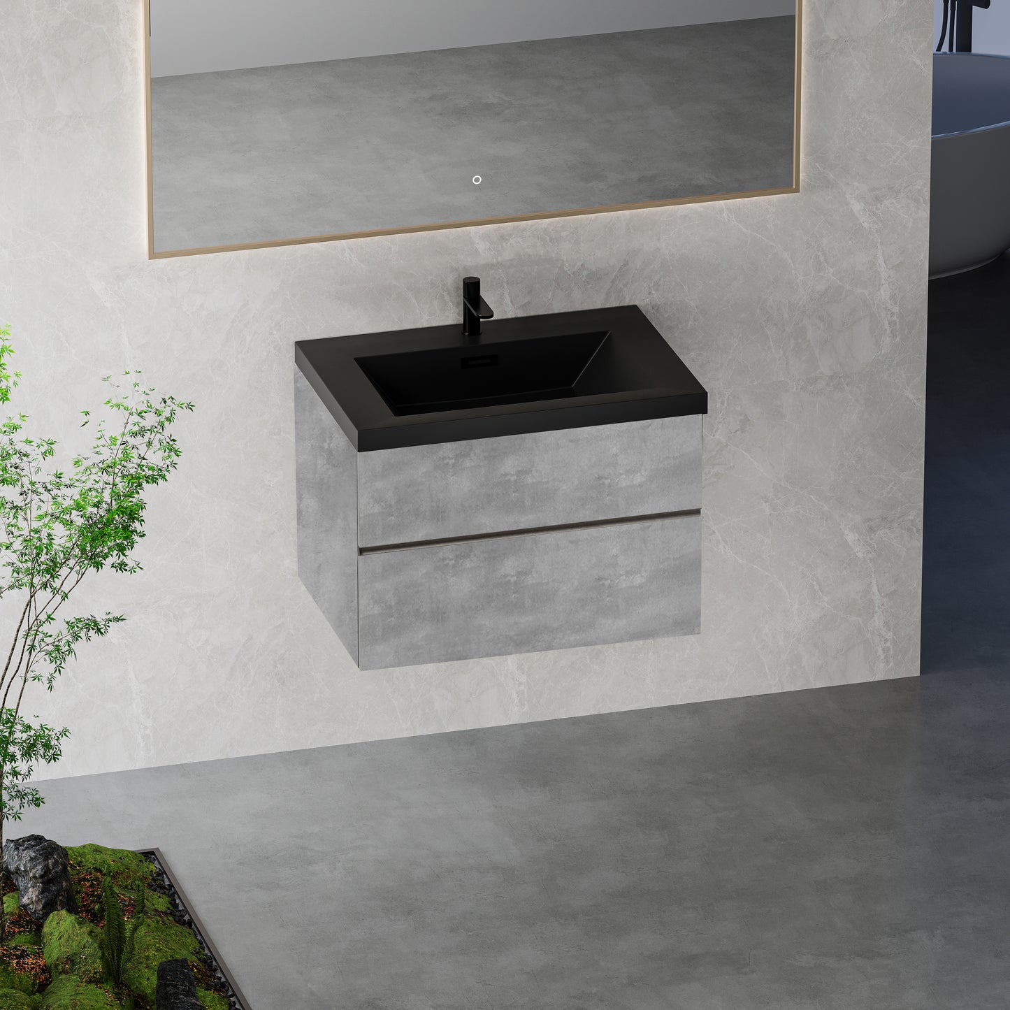 30" Edi - Modern Wall-mounted Bathroom Vanity