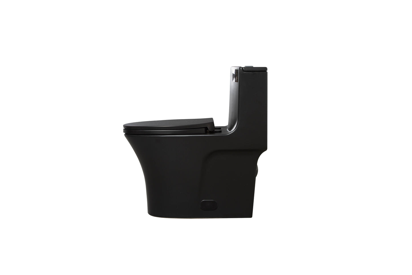 One-Piece Toilet T02, Dual Flush 1.1/1.6 GPF Matte Black