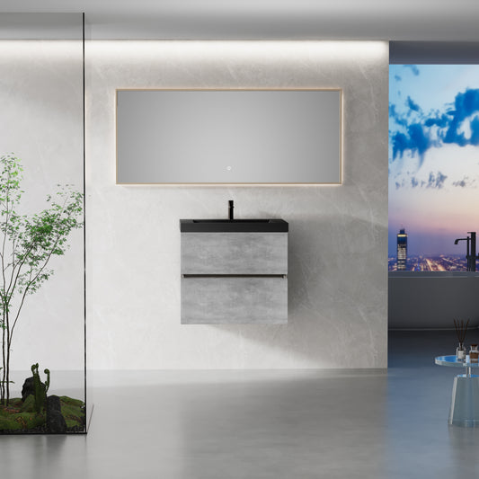 24" Edi - Modern Wall-mounted Bathroom Vanity